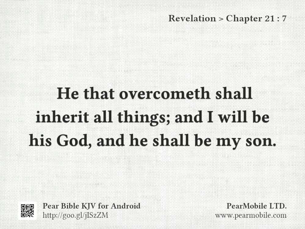 Revelation, Chapter 21:7